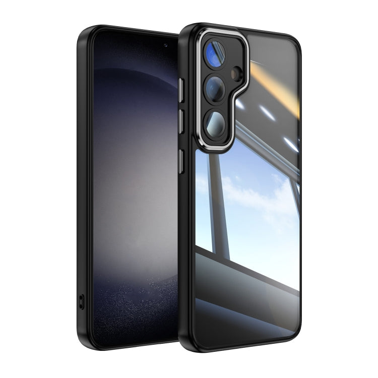 For Samsung Galaxy S25+ 5G Acrylic Hybrid TPU Armor Shockproof Phone Case(Black) - Galaxy S25+ 5G Cases by PMC Jewellery | Online Shopping South Africa | PMC Jewellery | Buy Now Pay Later Mobicred