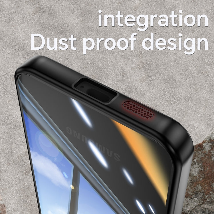 For Samsung Galaxy S25+ 5G Acrylic Hybrid TPU Armor Shockproof Phone Case(Black) - Galaxy S25+ 5G Cases by PMC Jewellery | Online Shopping South Africa | PMC Jewellery | Buy Now Pay Later Mobicred