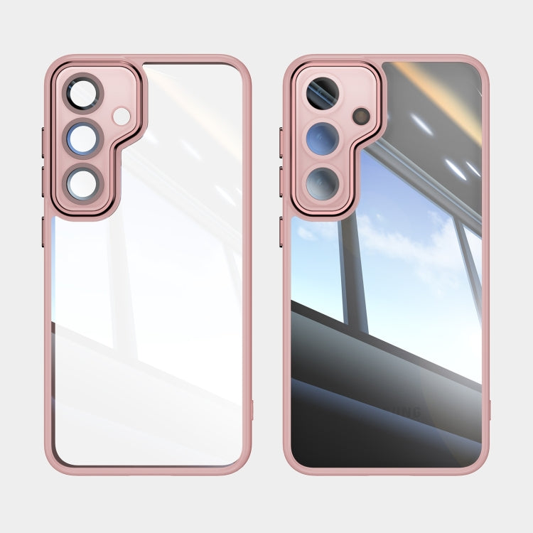 For Samsung Galaxy S25+ 5G Acrylic Hybrid TPU Armor Shockproof Phone Case(Pink) - Galaxy S25+ 5G Cases by PMC Jewellery | Online Shopping South Africa | PMC Jewellery | Buy Now Pay Later Mobicred
