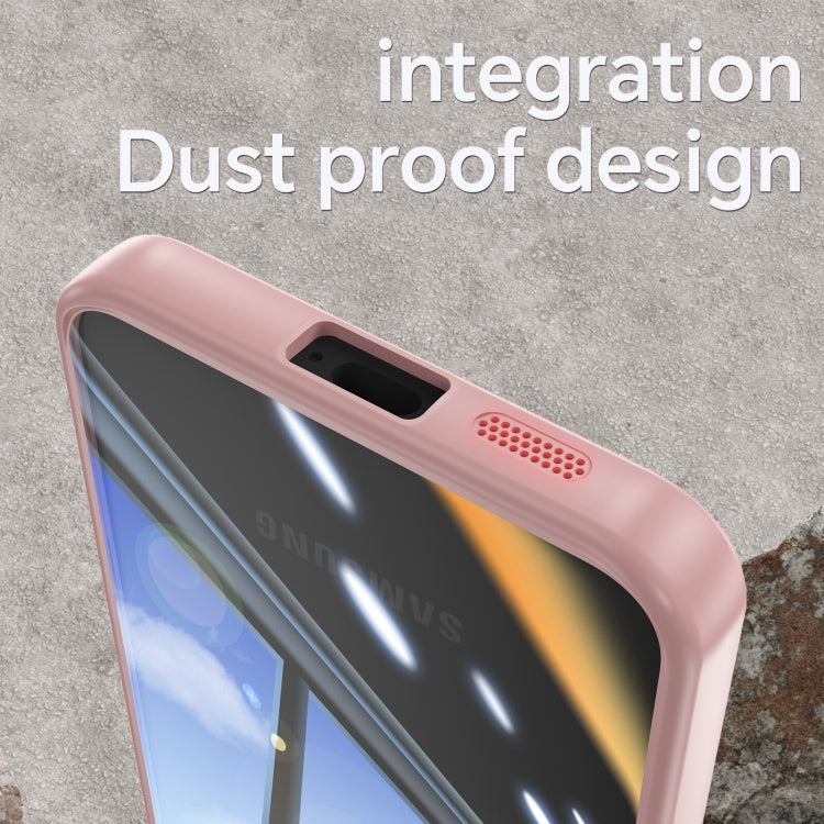 For Samsung Galaxy S25+ 5G Acrylic Hybrid TPU Armor Shockproof Phone Case(Pink) - Galaxy S25+ 5G Cases by PMC Jewellery | Online Shopping South Africa | PMC Jewellery | Buy Now Pay Later Mobicred