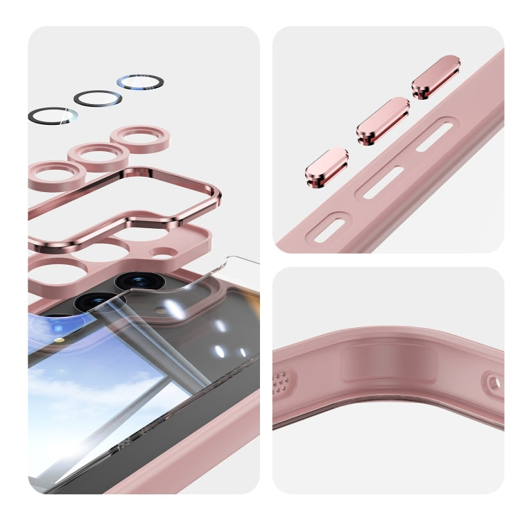 For Samsung Galaxy S25+ 5G Acrylic Hybrid TPU Armor Shockproof Phone Case(Pink) - Galaxy S25+ 5G Cases by PMC Jewellery | Online Shopping South Africa | PMC Jewellery | Buy Now Pay Later Mobicred