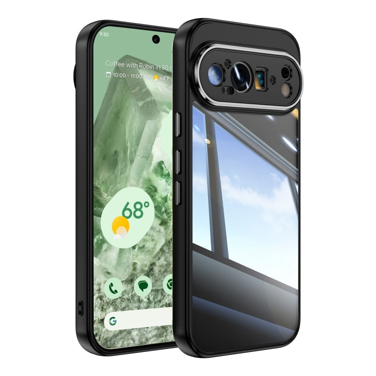 For Google Pixel 9 / 9 Pro Acrylic Hybrid TPU Armor Shockproof Phone Case(Black) - Google Cases by PMC TechLife | Online Shopping South Africa | PMC TechLife | Buy Now Pay Later Mobicred