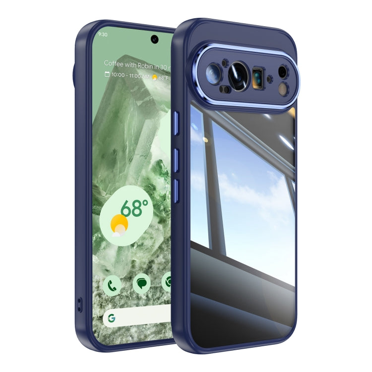 For Google Pixel 9 / 9 Pro Acrylic Hybrid TPU Armor Shockproof Phone Case(Blue) - Google Cases by PMC TechLife | Online Shopping South Africa | PMC TechLife | Buy Now Pay Later Mobicred