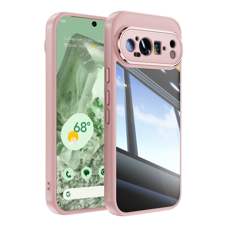 For Google Pixel 9 Pro XL Acrylic Hybrid TPU Armor Shockproof Phone Case(Pink) - Google Cases by PMC TechLife | Online Shopping South Africa | PMC TechLife | Buy Now Pay Later Mobicred