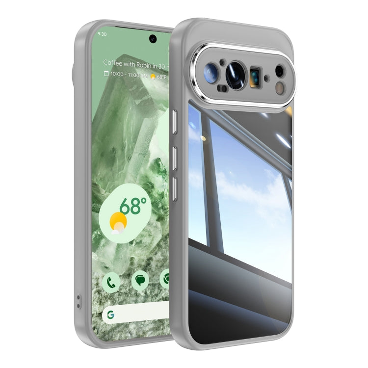 For Google Pixel 9 Pro XL Acrylic Hybrid TPU Armor Shockproof Phone Case(Grey) - Google Cases by PMC TechLife | Online Shopping South Africa | PMC TechLife | Buy Now Pay Later Mobicred
