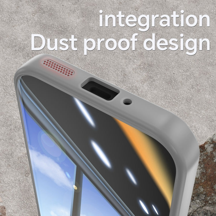 For Google Pixel 9 Pro XL Acrylic Hybrid TPU Armor Shockproof Phone Case(Grey) - Google Cases by PMC TechLife | Online Shopping South Africa | PMC TechLife | Buy Now Pay Later Mobicred