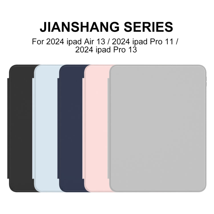 For iPad Pro 13 2024 Mutural Jianshang Series Smart Leather Tablet Case(Grey) - iPad Pro 13 2024 Cases by Mutural | Online Shopping South Africa | PMC TechLife | Buy Now Pay Later Mobicred