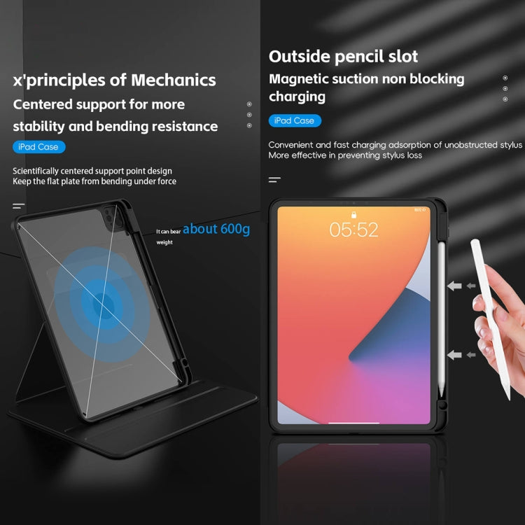 For iPad Pro 13 2024 Mutural Jianshang Series Smart Leather Tablet Case(Pink) - free shipping - PMC TechLife - Order now!