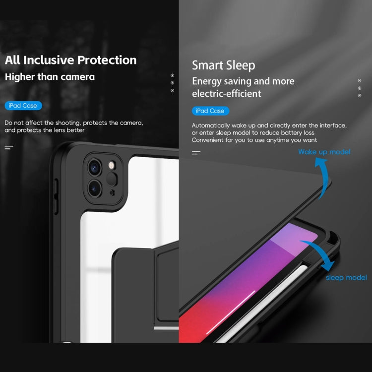 For iPad Air 13 2025 / 2024 Mutural Jianshang Series Smart Leather Tablet Case(Pink) - iPad Air 13 2025 / 2024 Cases by Mutural | Online Shopping South Africa | PMC TechLife | Buy Now Pay Later Mobicred