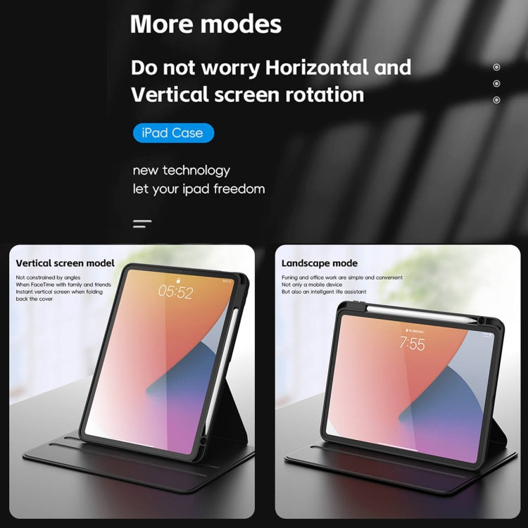 For iPad Air 11 2025 / 2024 Mutural Jianshang Series Smart Leather Tablet Case(Dark Blue) - free shipping - PMC TechLife - Order now!