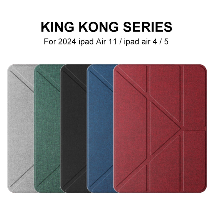 For iPad Air 11 2025 / 2024 Mutural Multi-fold Smart Leather Tablet Case(Black) - free shipping - PMC TechLife - Order now!