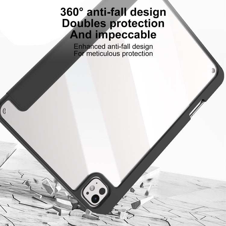 For iPad Pro 11 2024 Mutural Pinyue Series Smart Leather Tablet Case(Black) - free shipping - PMC TechLife - Order now!