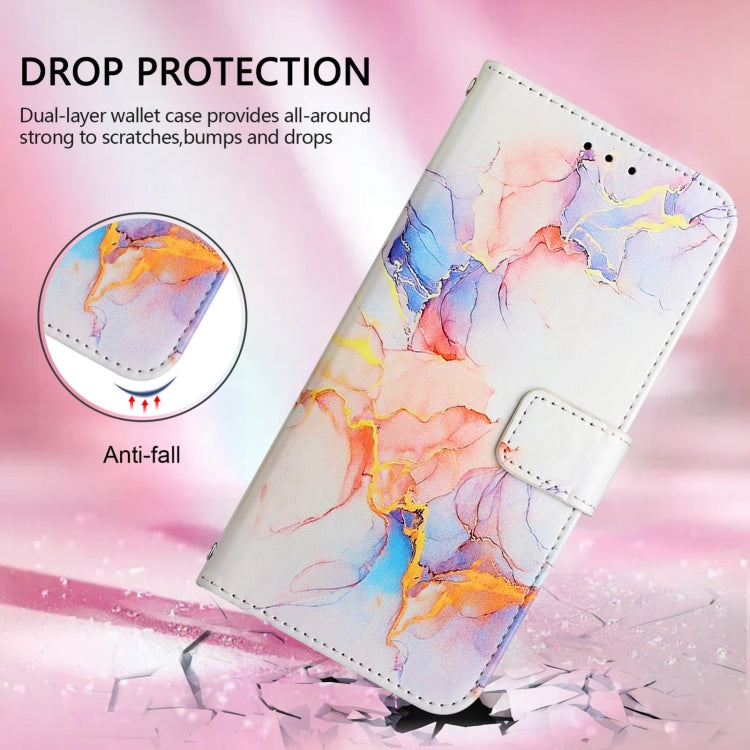 For Google Pixel 9 Pro XL PT003 Marble Pattern Flip Leather Phone Case(Galaxy Marble White) - Google Cases by PMC TechLife | Online Shopping South Africa | PMC TechLife | Buy Now Pay Later Mobicred