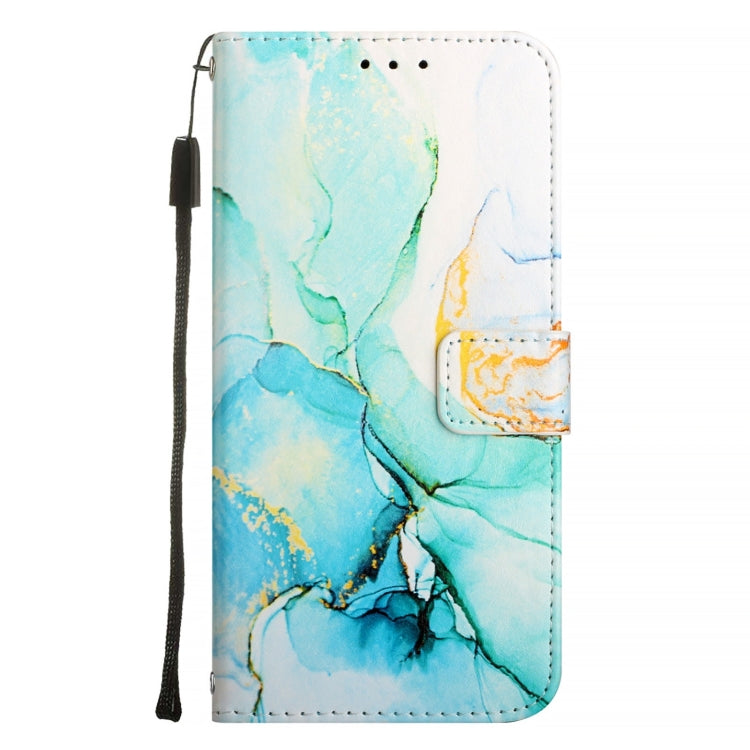 For Google Pixel 9 Pro XL PT003 Marble Pattern Flip Leather Phone Case(Green) - Google Cases by PMC TechLife | Online Shopping South Africa | PMC TechLife | Buy Now Pay Later Mobicred