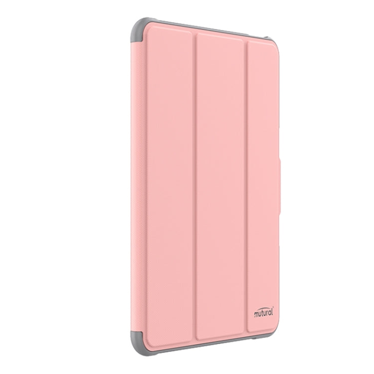 For iPad Air 13 2025 / 2024 Mutural PC Hybrid TPU Leather Smart Tablet Case(Pink) - free shipping - PMC TechLife - Order now!