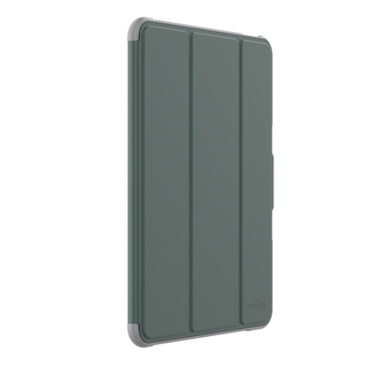 For iPad Air 11 2025 / 2024 Mutural PC Hybrid TPU Leather Smart Tablet Case(Dark Green) - free shipping - PMC TechLife - Order now!