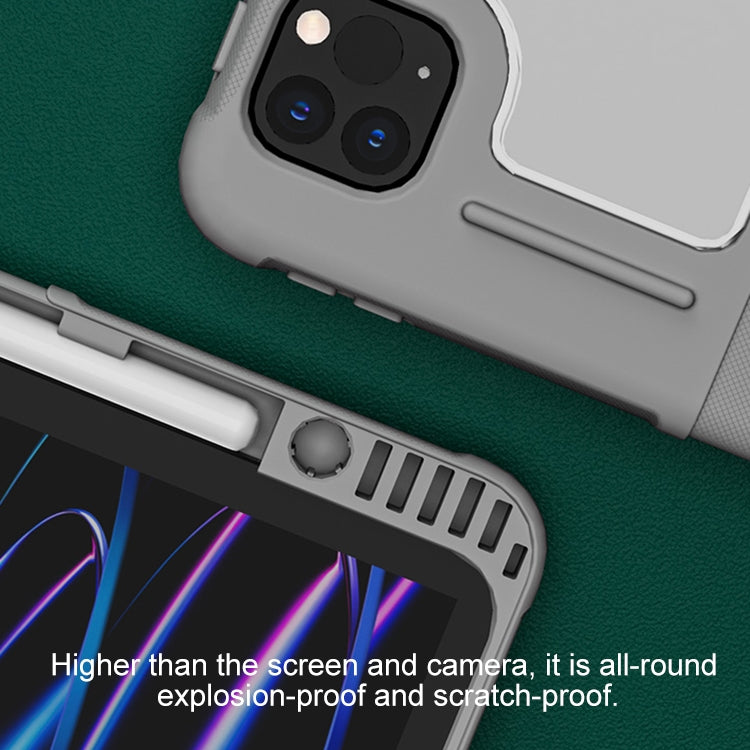 For iPad Pro 13 2024 Mutural PC Hybrid TPU Leather Smart Tablet Case(Black) - iPad Pro 13 2024 Cases by Mutural | Online Shopping South Africa | PMC TechLife | Buy Now Pay Later Mobicred