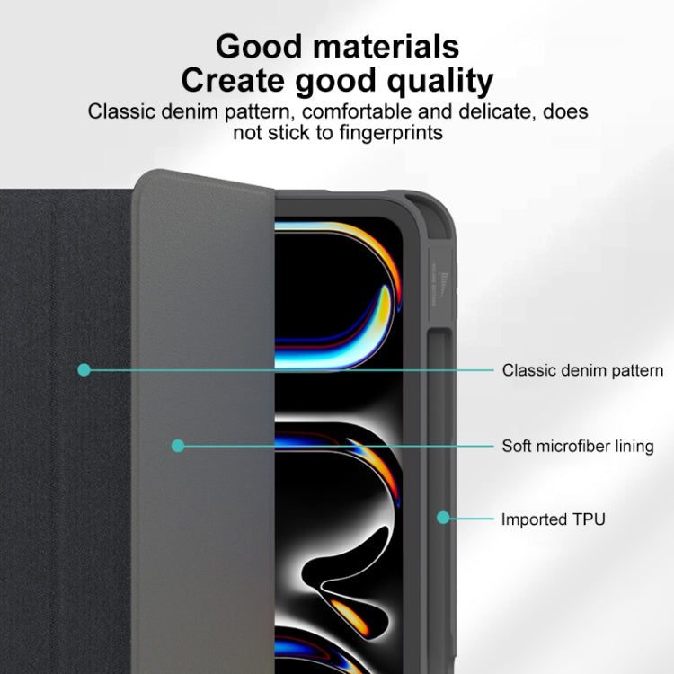 For iPad Air 11 2025 / 2024 Mutural YASHI Series Tablet Leather Smart Case(Red) - iPad Air 11 2025 / 2024 Cases by Mutural | Online Shopping South Africa | PMC TechLife | Buy Now Pay Later Mobicred