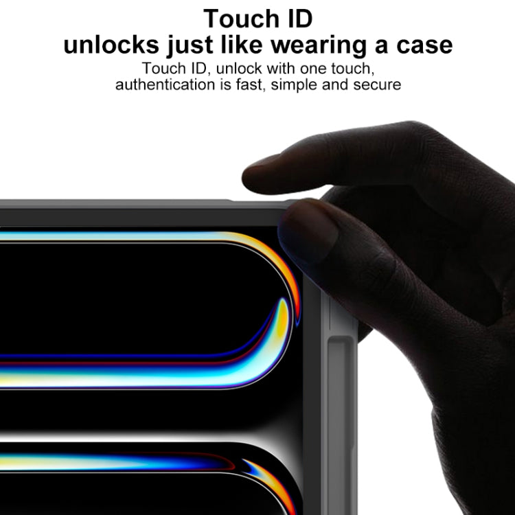 For iPad Air 11 2025 / 2024 Mutural YASHI Series Tablet Leather Smart Case(Black) - iPad Air 11 2025 / 2024 Cases by Mutural | Online Shopping South Africa | PMC TechLife | Buy Now Pay Later Mobicred