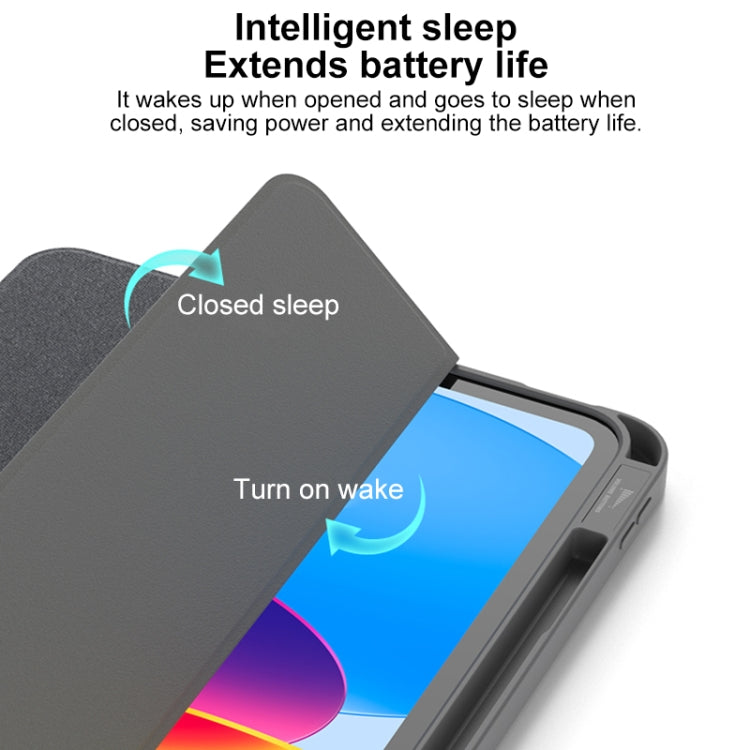 For iPad Air 11 2025 / 2024 Mutural YASHI Series Tablet Leather Smart Case(Black) - iPad Air 11 2025 / 2024 Cases by Mutural | Online Shopping South Africa | PMC TechLife | Buy Now Pay Later Mobicred
