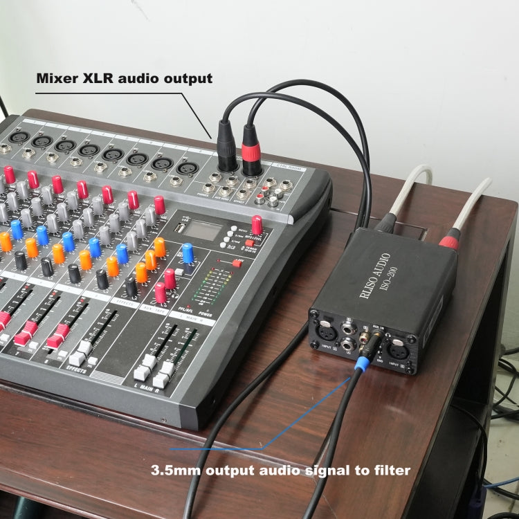 TC195BUXK107RE 3.5mm Male to Dual XLR 3pin Female Audio Cable, Length:1m(Black) - Microphone Audio Cable & Connector by PMC TechLife | Online Shopping South Africa | PMC TechLife | Buy Now Pay Later Mobicred