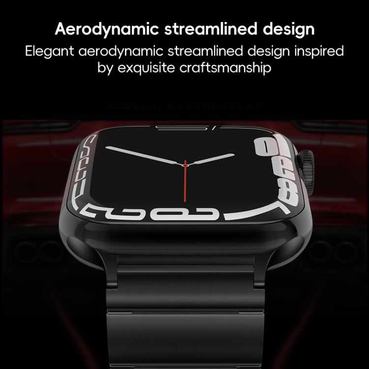 For Apple Watch Series 7 45mm PG60 Single Bead Bamboo Joint Titanium Metal Watch Band(Silver) - free shipping - PMC TechLife - Order now!