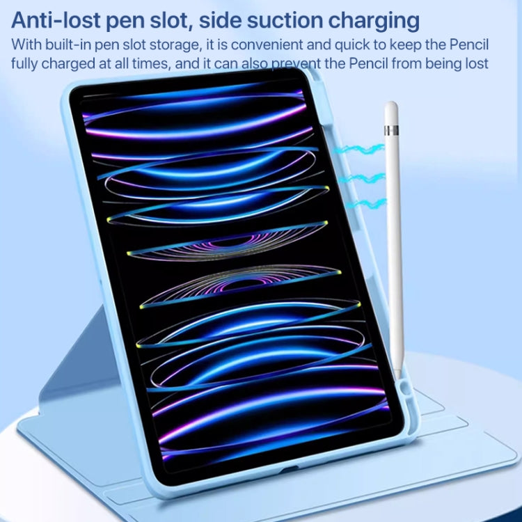 For iPad Air 11 2025 / 2024 Magnetic Split Leather Smart Tablet Case with Pen Slot(Pink) - iPad Air 11 2025 / 2024 Cases by PMC TechLife | Online Shopping South Africa | PMC TechLife | Buy Now Pay Later Mobicred