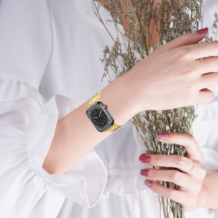 For Apple Watch Series 7 45mm PG94 Dual-link Modified Stainless Steel Watch Band(Silver) - free shipping - PMC TechLife - Order now!