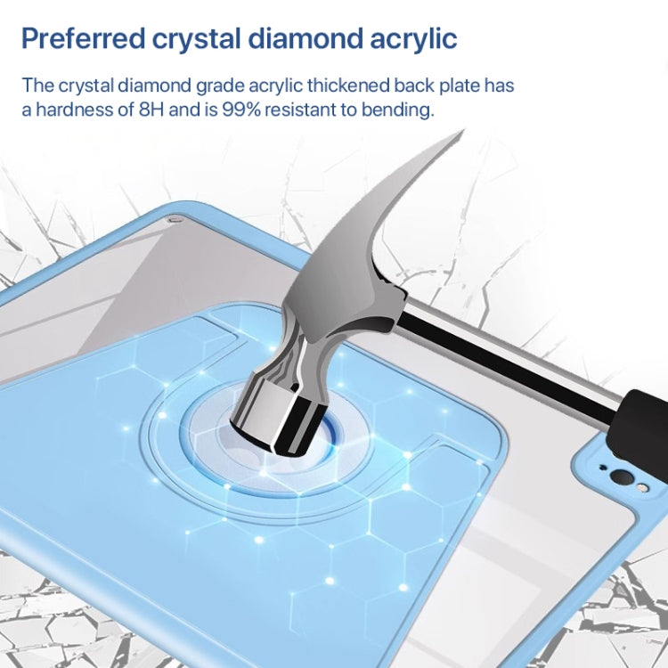 For iPad Pro 11 2024 Magnetic Split Leather Smart Tablet Case with Pen Slot(Grey) - iPad Pro 11 2024 Cases by PMC TechLife | Online Shopping South Africa | PMC TechLife | Buy Now Pay Later Mobicred