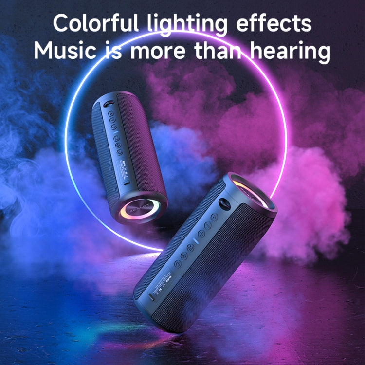 Zealot S51 Pro Shocking Bass Bluetooth Speaker with Colorful Light(Black) - free shipping - PMC Jewellery - Order now!