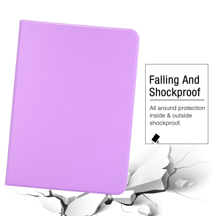 For iPad Pro 13 2024 Stretch Voltage Plain Leather Smart Tablet Case(Purple) - iPad Pro 13 2024 Cases by PMC TechLife | Online Shopping South Africa | PMC TechLife | Buy Now Pay Later Mobicred
