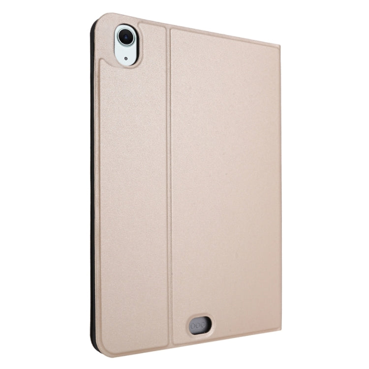 For iPad Air 13 2024 Stretch Voltage Plain Leather Smart Tablet Case(Gold) - iPad Air 13 2024 Cases by PMC TechLife | Online Shopping South Africa | PMC TechLife | Buy Now Pay Later Mobicred