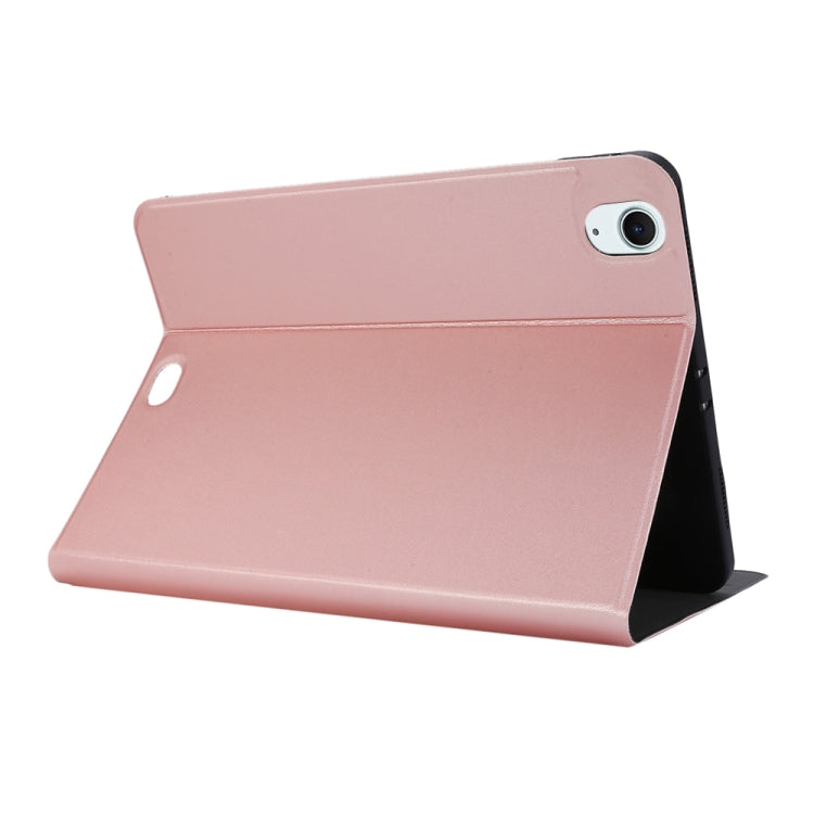 For iPad Air 11 2025 / 2024 Stretch Voltage Plain Leather Smart Tablet Case(Rose Gold) - iPad Air 11 2025 / 2024 Cases by PMC TechLife | Online Shopping South Africa | PMC TechLife | Buy Now Pay Later Mobicred