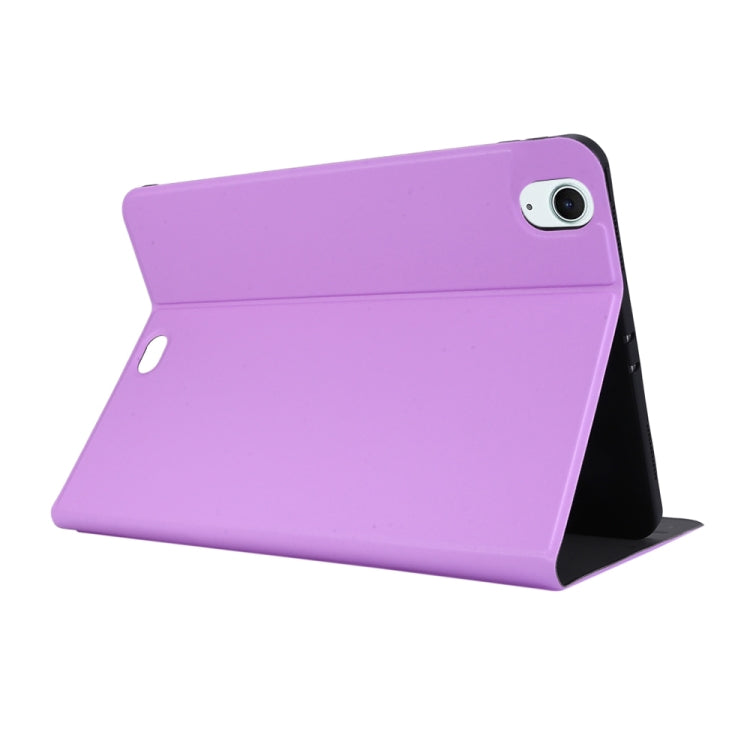 For iPad Air 11 2024 Stretch Voltage Plain Leather Smart Tablet Case(Purple) - iPad Air 11 2024 Cases by PMC TechLife | Online Shopping South Africa | PMC TechLife | Buy Now Pay Later Mobicred