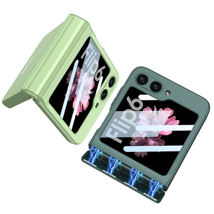 For Samsung Galaxy Z Flip6 GKK Integrated Magnetic Full Coverage Folding Phone Case(Purple) - Galaxy Z Flip6 5G Cases by GKK | Online Shopping South Africa | PMC Jewellery | Buy Now Pay Later Mobicred