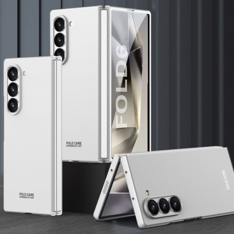 For Samsung Galaxy Z Fold6 GKK Integrated Ultra-thin Full Coverage Protective Case(Silver) - free shipping - PMC Jewellery - Order now!