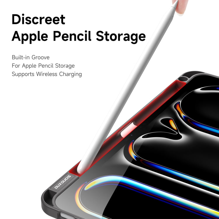 For iPad Pro 11 2024 DUX DUCIS Magi Series Smart Leather Tablet Case(Grey) - free shipping - PMC TechLife - Order now!