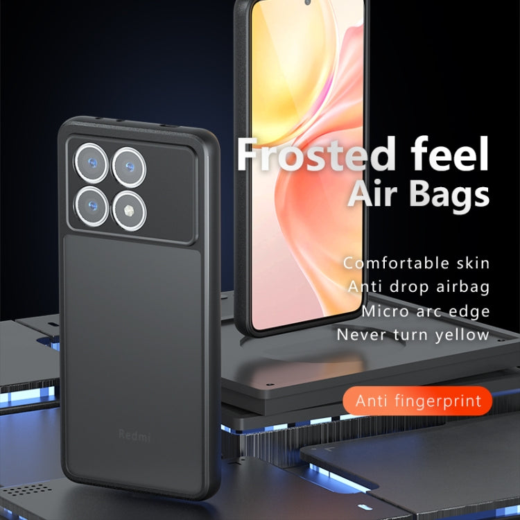 For Xiaomi Redmi K70 Pro / K70 Armor Precise Hole PC Hybrid TPU Phone Case(Frosted Black) - free shipping - PMC Jewellery - Order now!