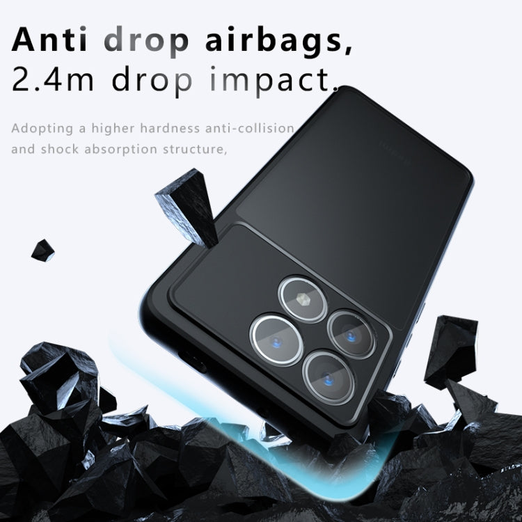 For Xiaomi Redmi K70 Pro / K70 Armor Precise Hole PC Hybrid TPU Phone Case(Frosted Black) - free shipping - PMC Jewellery - Order now!