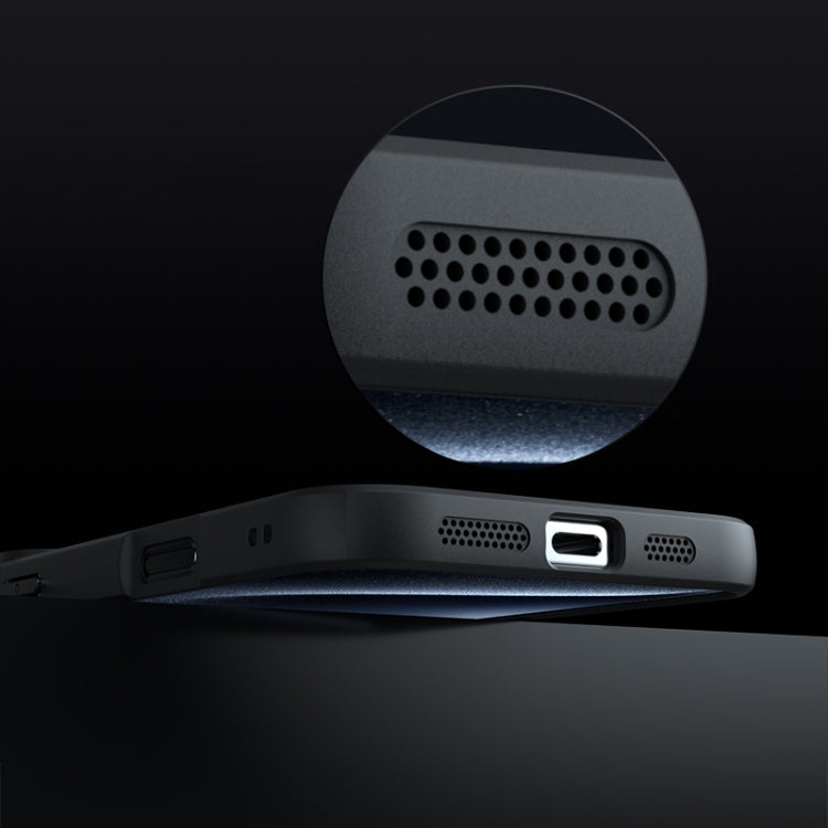 For iPhone 16 Pro Max Armor Precise Hole PC Hybrid TPU Phone Case(Frosted Black) - iPhone 16 Pro Max Cases by PMC TechLife | Online Shopping South Africa | PMC TechLife | Buy Now Pay Later Mobicred