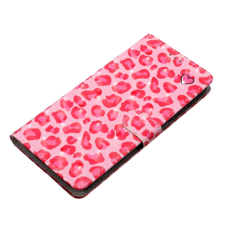 For Motorola Moto G Play 2024 3D Pattern Leather Phone Case(Pink Leopard Print) - Motorola Cases by PMC Jewellery | Online Shopping South Africa | PMC Jewellery | Buy Now Pay Later Mobicred