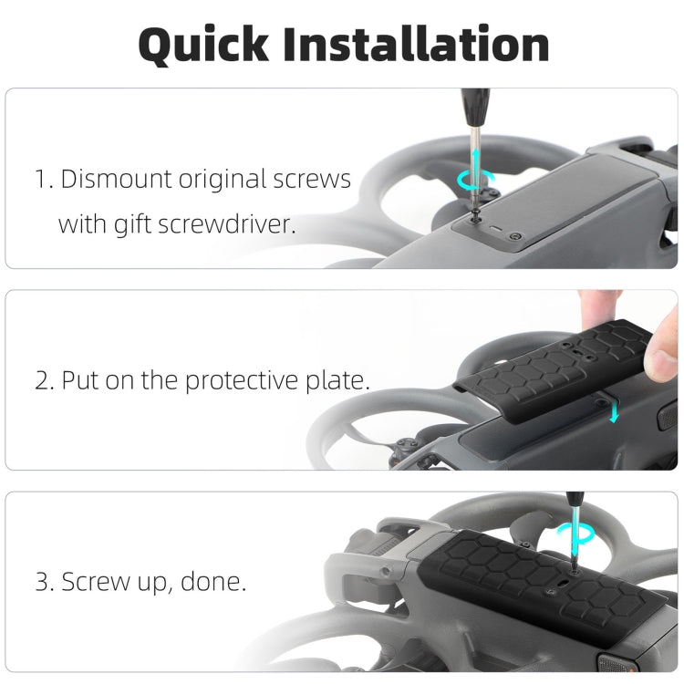 For DJI Avata 2 Sunnylife Drone Anti-Collision Protective Cover Back Plate(Red) - Other by Sunnylife | Online Shopping South Africa | PMC TechLife | Buy Now Pay Later Mobicred