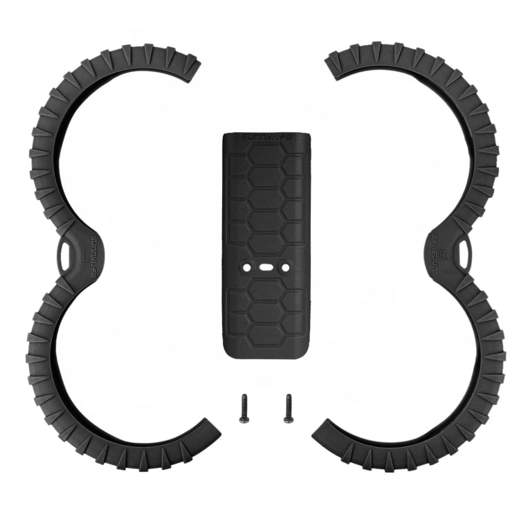 For DJI Avata 2 Sunnylife Drone Anti-Collision Protective Cover Combo Case Kit(Black) - Cases & Bags by Sunnylife | Online Shopping South Africa | PMC TechLife | Buy Now Pay Later Mobicred