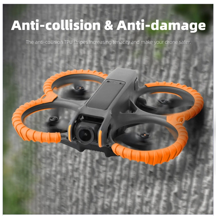 For DJI Avata 2 Sunnylife Drone Anti-Collision Protective Cover Combo Case Kit(Orange) - free shipping - PMC TechLife - Order now!