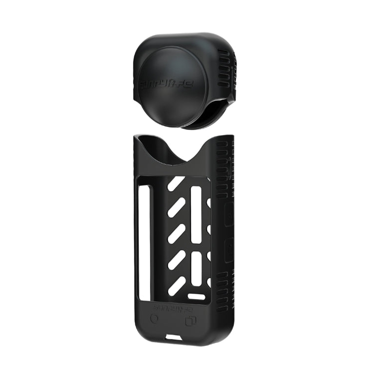 For Insta360 X4 / X5 Sunnylife Silicone Shockproof Case Lens Body Cover Kit(Black) - free shipping - PMC TechLife - Order now!