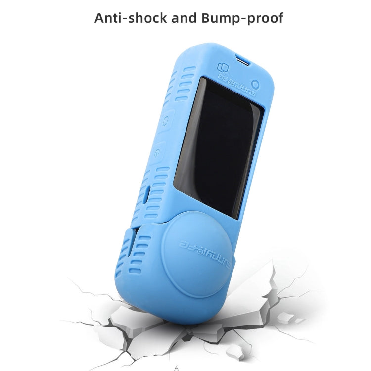 For Insta360 X4 / X5 Sunnylife Silicone Shockproof Case Lens Body Cover Kit(Transparent) - free shipping - PMC TechLife - Order now!