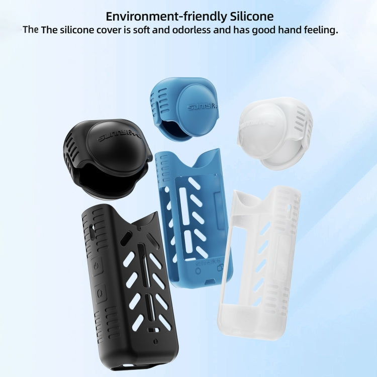 For Insta360 X4 / X5 Sunnylife Silicone Shockproof Case Lens Body Cover Kit(Blue) - Case & Bags by Sunnylife | Online Shopping South Africa | PMC TechLife | Buy Now Pay Later Mobicred