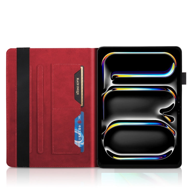 For iPad Pro 13 2024 Tree Life Series Embossed Smart Leather Tablet Case(Red) - iPad Pro 13 2024 Cases by PMC TechLife | Online Shopping South Africa | PMC TechLife | Buy Now Pay Later Mobicred