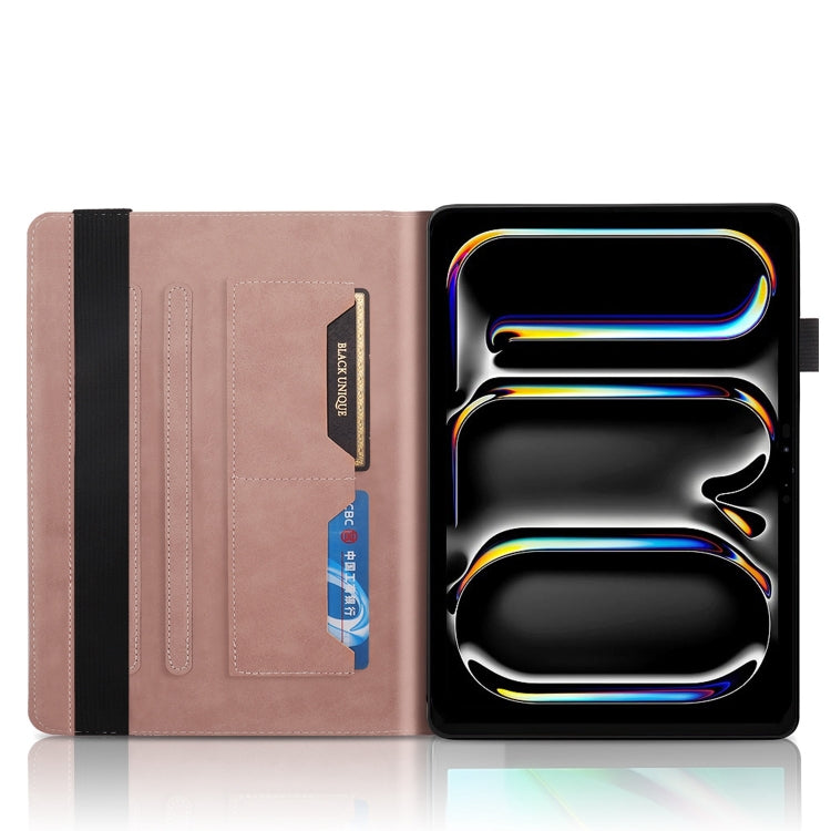For iPad Pro 11 2024 Tree Life Series Embossed Smart Leather Tablet Case(Rose Gold) - iPad Pro 11 2024 Cases by PMC TechLife | Online Shopping South Africa | PMC TechLife | Buy Now Pay Later Mobicred