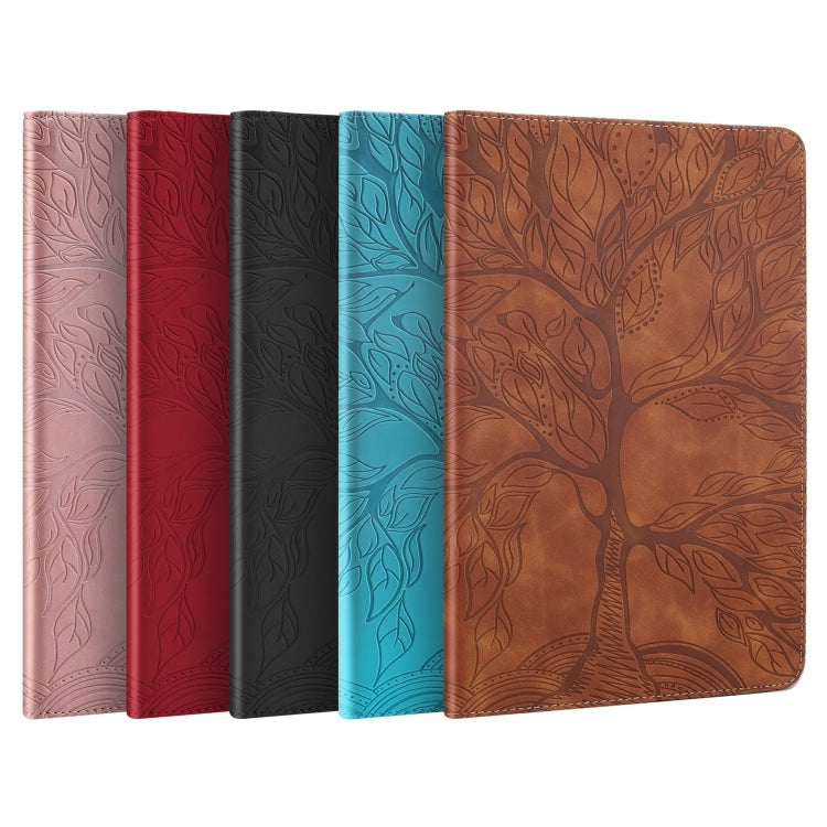 For iPad Pro 13 2024 Tree Life Series Embossed Smart Leather Tablet Case(Rose Gold) - iPad Pro 13 2024 Cases by PMC TechLife | Online Shopping South Africa | PMC TechLife | Buy Now Pay Later Mobicred